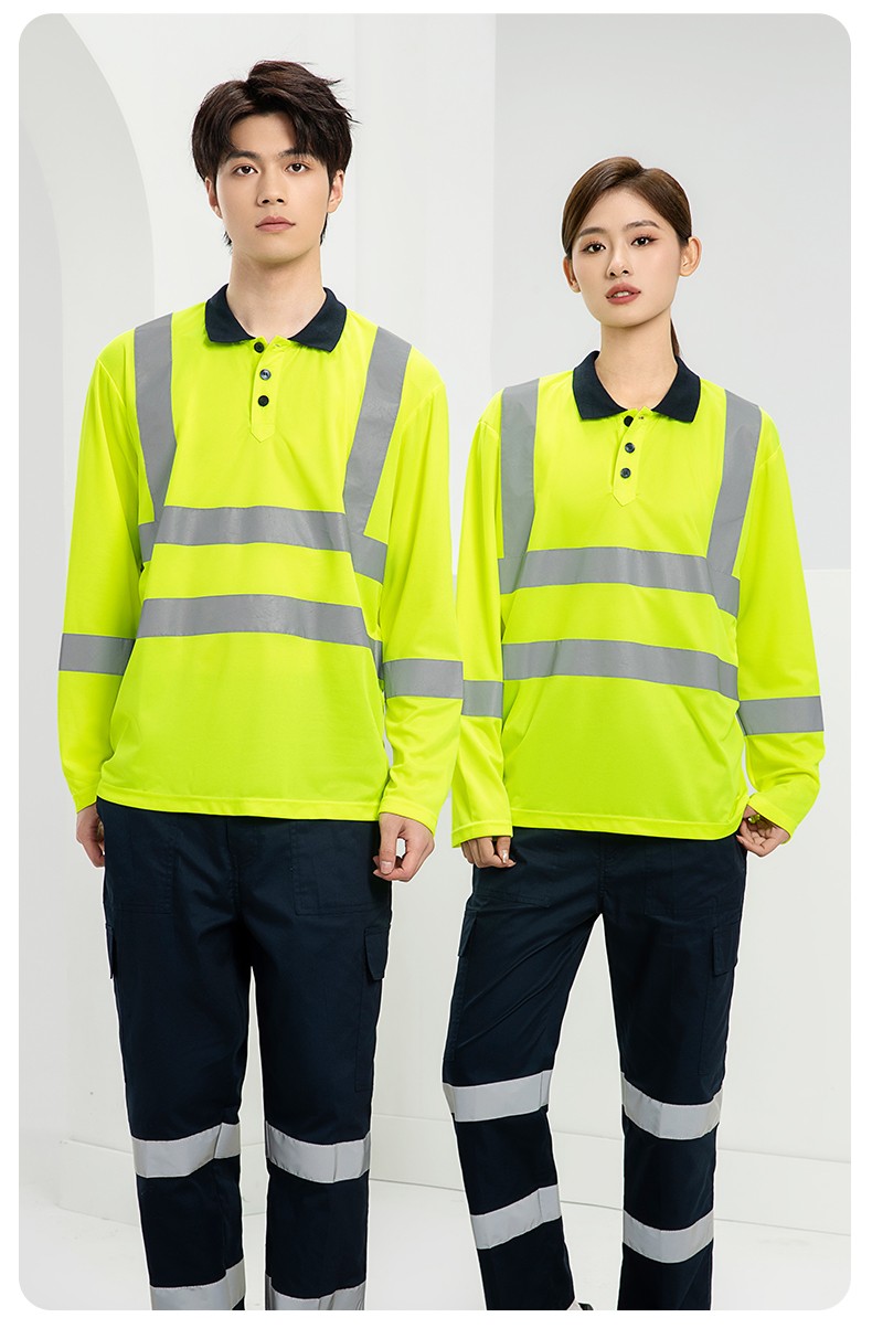 SG2120D 夏季速干工作服加油站汽修POLO文化衫拼色薄款透氣印LOGO工裝(圖15)