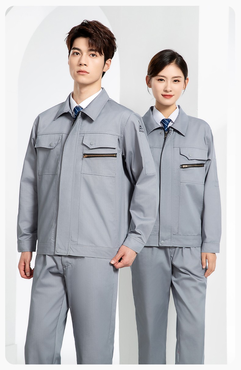 JC-060 春秋防靜電勞保工作服套裝男反光條電子化工廠服車間電工服工作服定制(圖20)