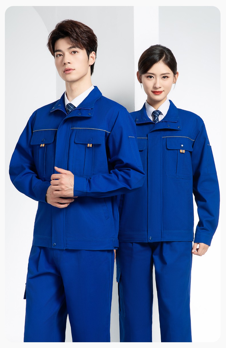 BF-802 春秋純棉反光條勞保工作服套裝耐磨防燙電焊干活工裝定制(圖16)