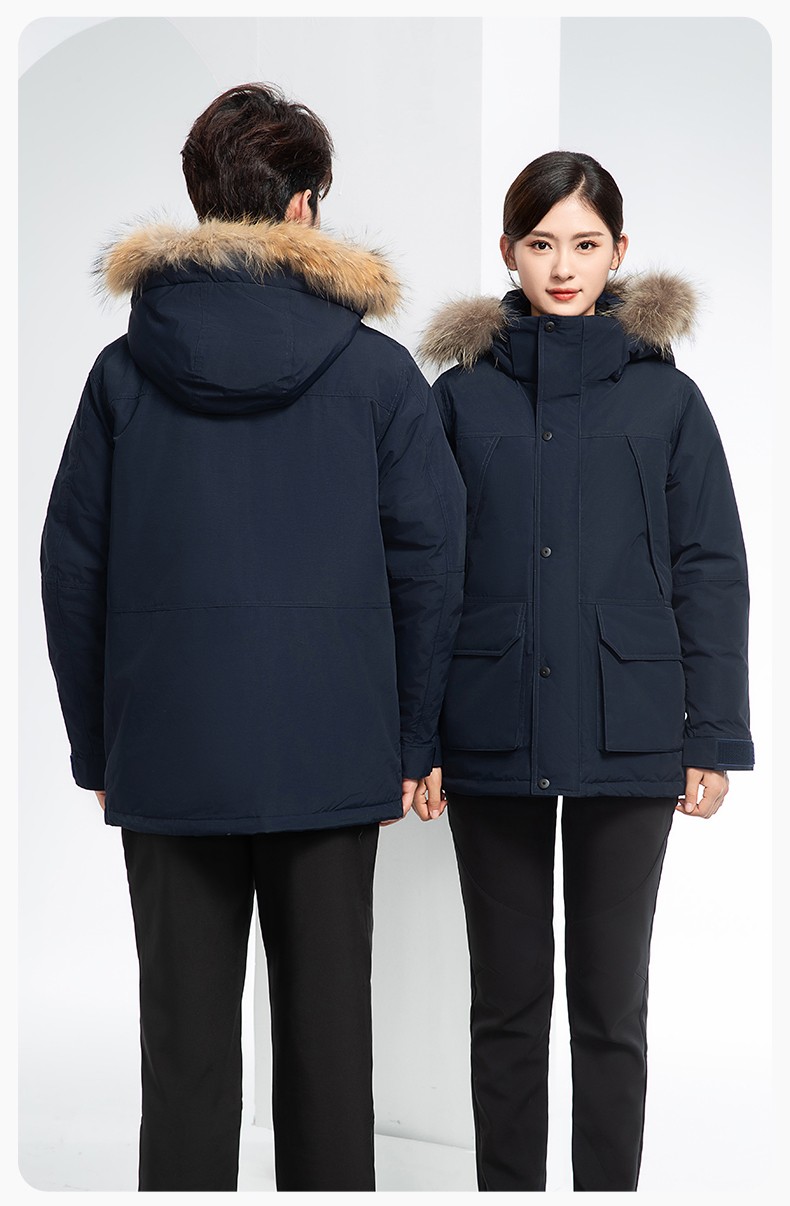 RH-60953 冬季可拆卸羽絨內(nèi)膽三合一沖鋒衣毛領(lǐng)帽子防風(fēng)防雨登山騎行服定制(圖24)