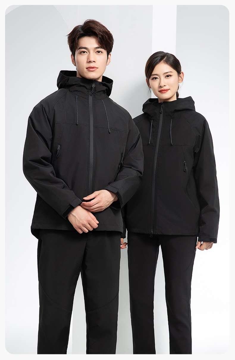 SL-9077 冬季可拆卸沖鋒衣工作服防風(fēng)防水保暖工裝企業(yè)學(xué)校工廠團體服定制(圖15)