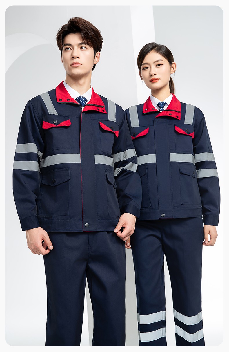 DM20148 反光條工作服套裝男路政環(huán)衛(wèi)園林綠化養(yǎng)護(hù)保潔道路救援反光勞保服(圖14)