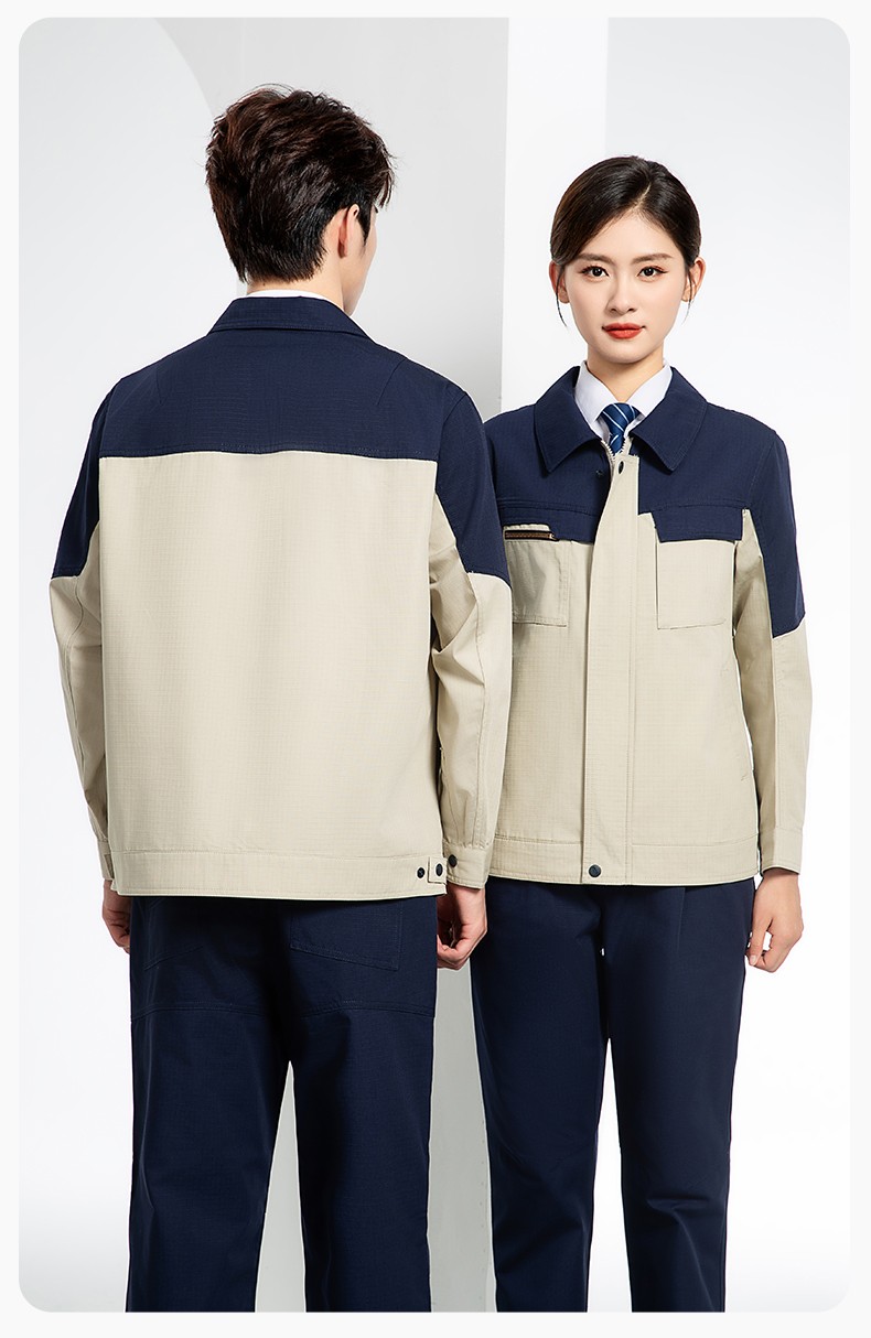 JC-3D03 春秋勞保工作服套裝防撕裂耐磨建筑工地干活工裝定制(圖15)