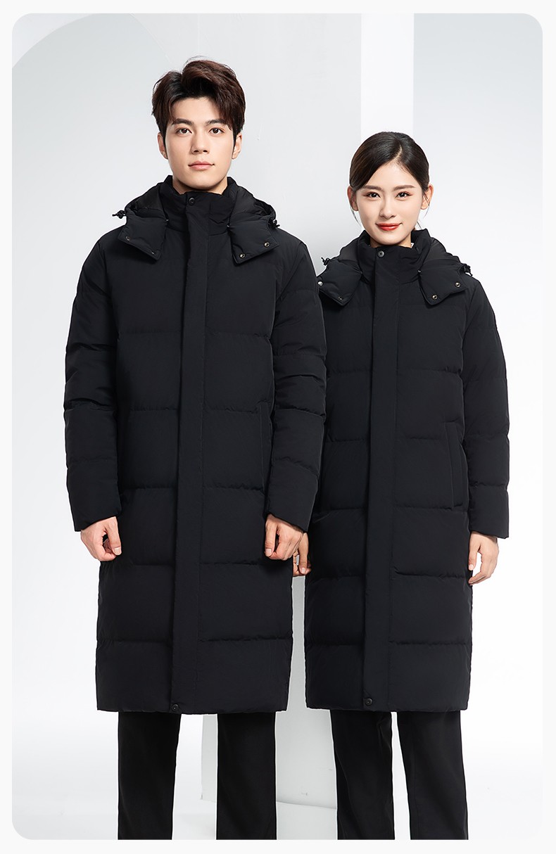 RH-6015 高端羽絨服工作服定制秋冬季中長(zhǎng)款加絨加厚棉服銀行前臺(tái)長(zhǎng)款外套(圖17)