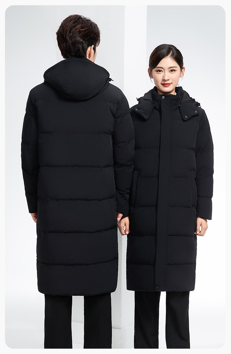 RH-6015 高端羽絨服工作服定制秋冬季中長(zhǎng)款加絨加厚棉服銀行前臺(tái)長(zhǎng)款外套(圖18)