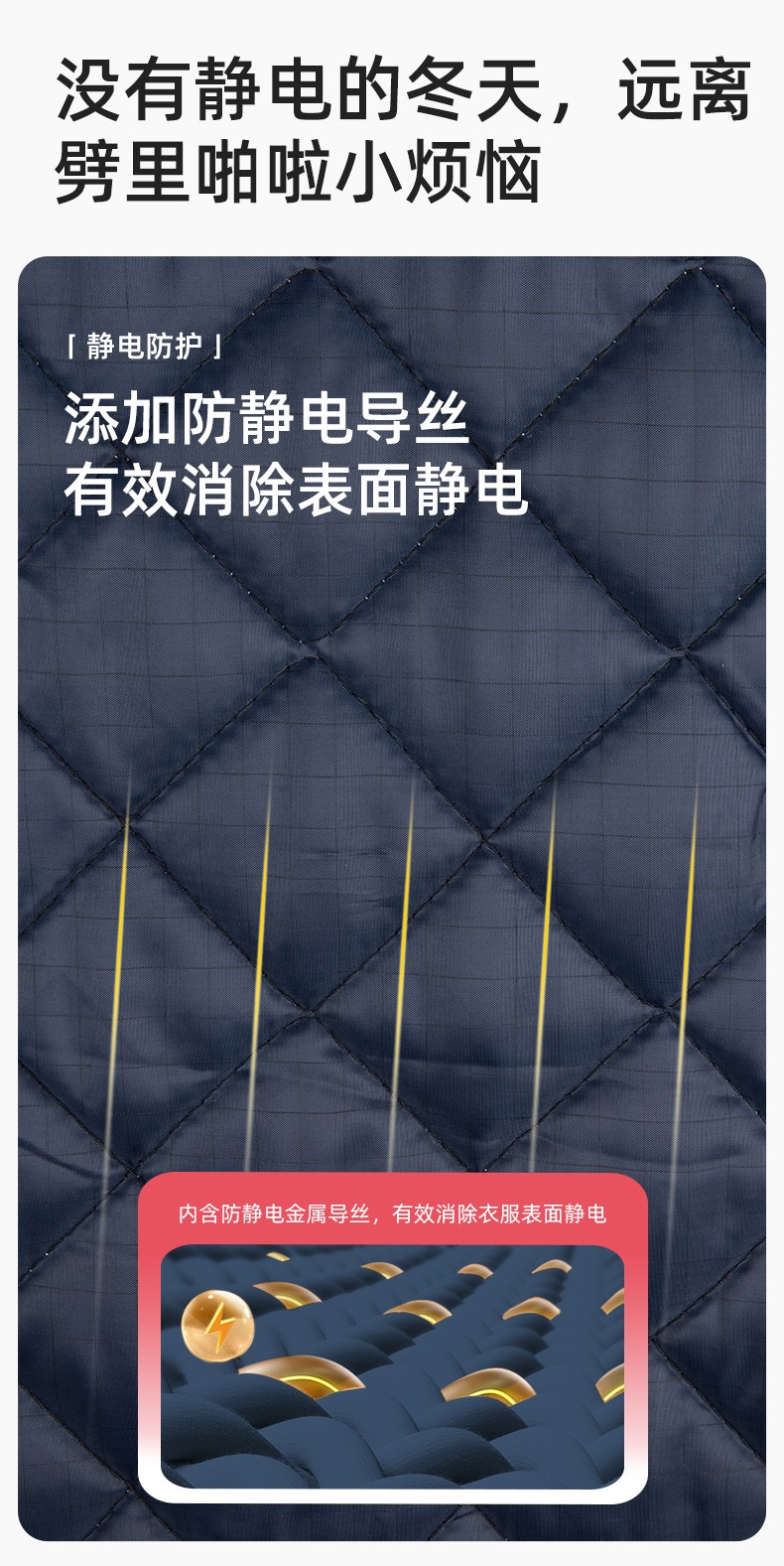 LW-9983  防靜電秋冬工程棉馬甲工裝團(tuán)體廣告志愿者義工馬夾背心工作服定制(圖5)