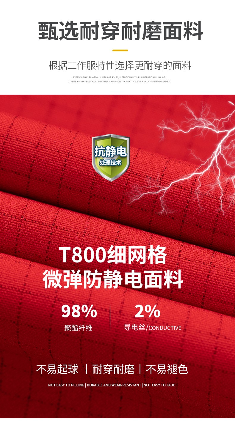 LW-8893 防靜電冬季中長工作服棉服定制男工服工裝加油站電工勞保服上衣(圖5)