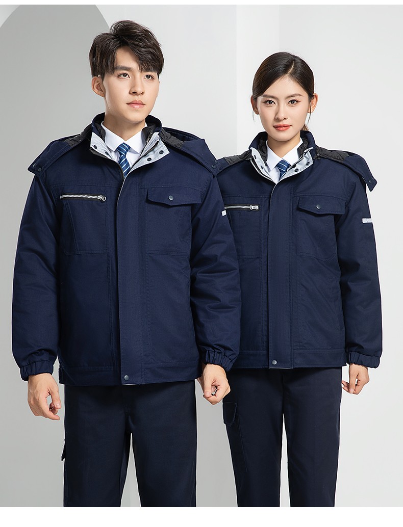 LW-8869 冬季工作服棉服定制工廠車(chē)間戶(hù)外男保溫反光條保暖棉襖棉衣工作服(圖24)