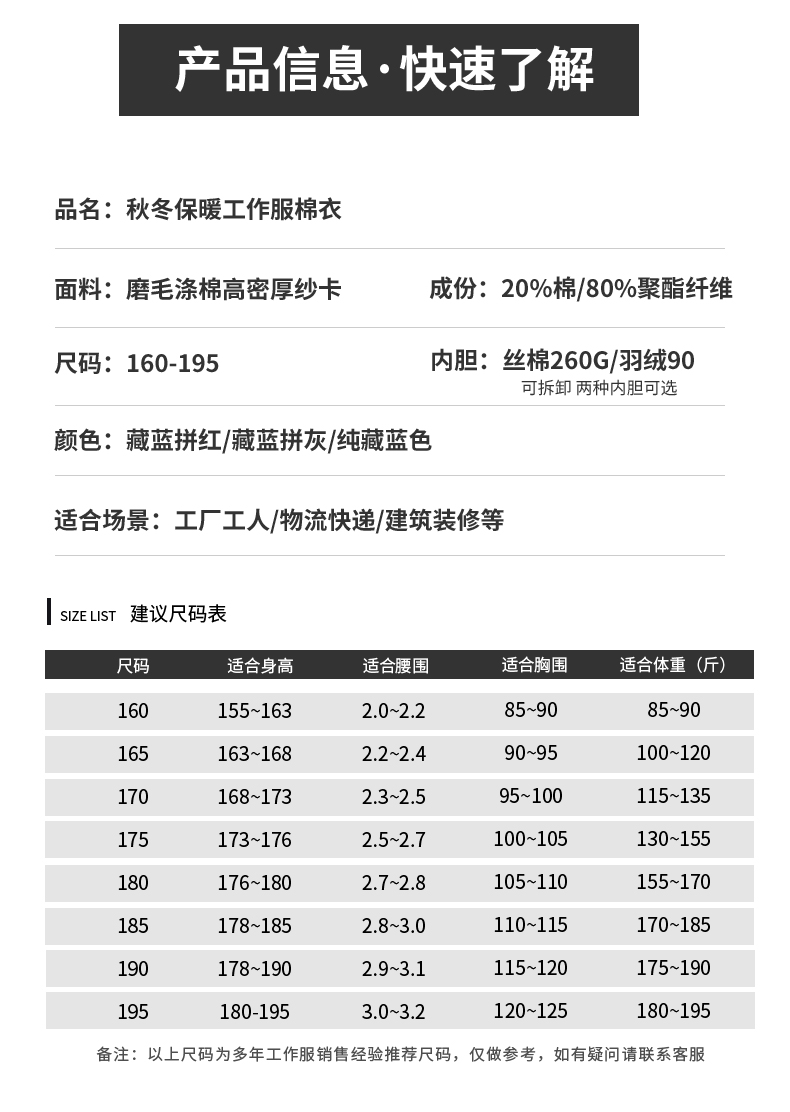 LW-8869Y 冬季羽絨內(nèi)膽工作服棉服定制工廠車間戶外男保溫反光條保暖棉襖棉衣工作服(圖15)