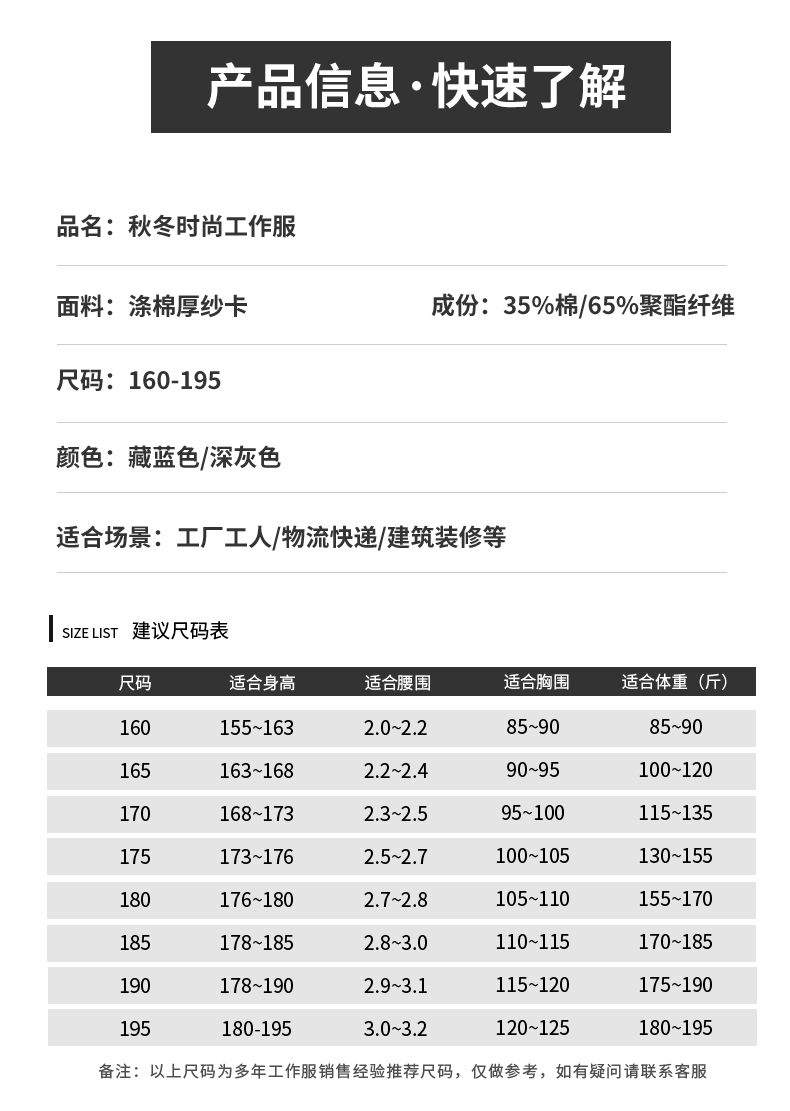 LW-8103 秋季高品質(zhì)工作服定制車間企業(yè)車間工廠廠服時尚立體版型工裝印字(圖14)