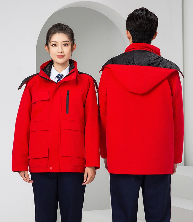 LW-8835 冬季純棉可拆卸工作服棉服定制印字防寒服冷庫(kù)棉工人車(chē)間加厚棉衣(圖21)