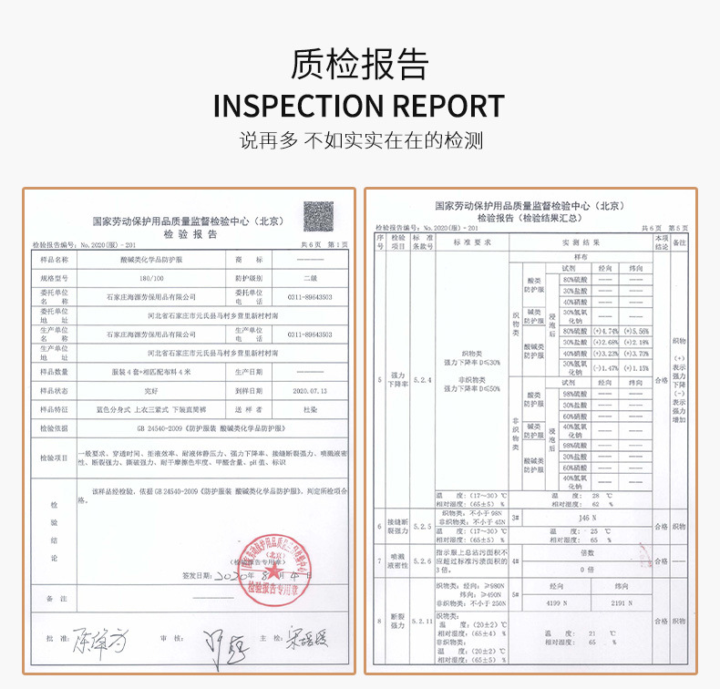 TZ011 恒漉防靜電防酸堿藍(lán)白大褂定制車間實(shí)驗(yàn)室防護(hù)服耐腐蝕工 作服印字(圖2)