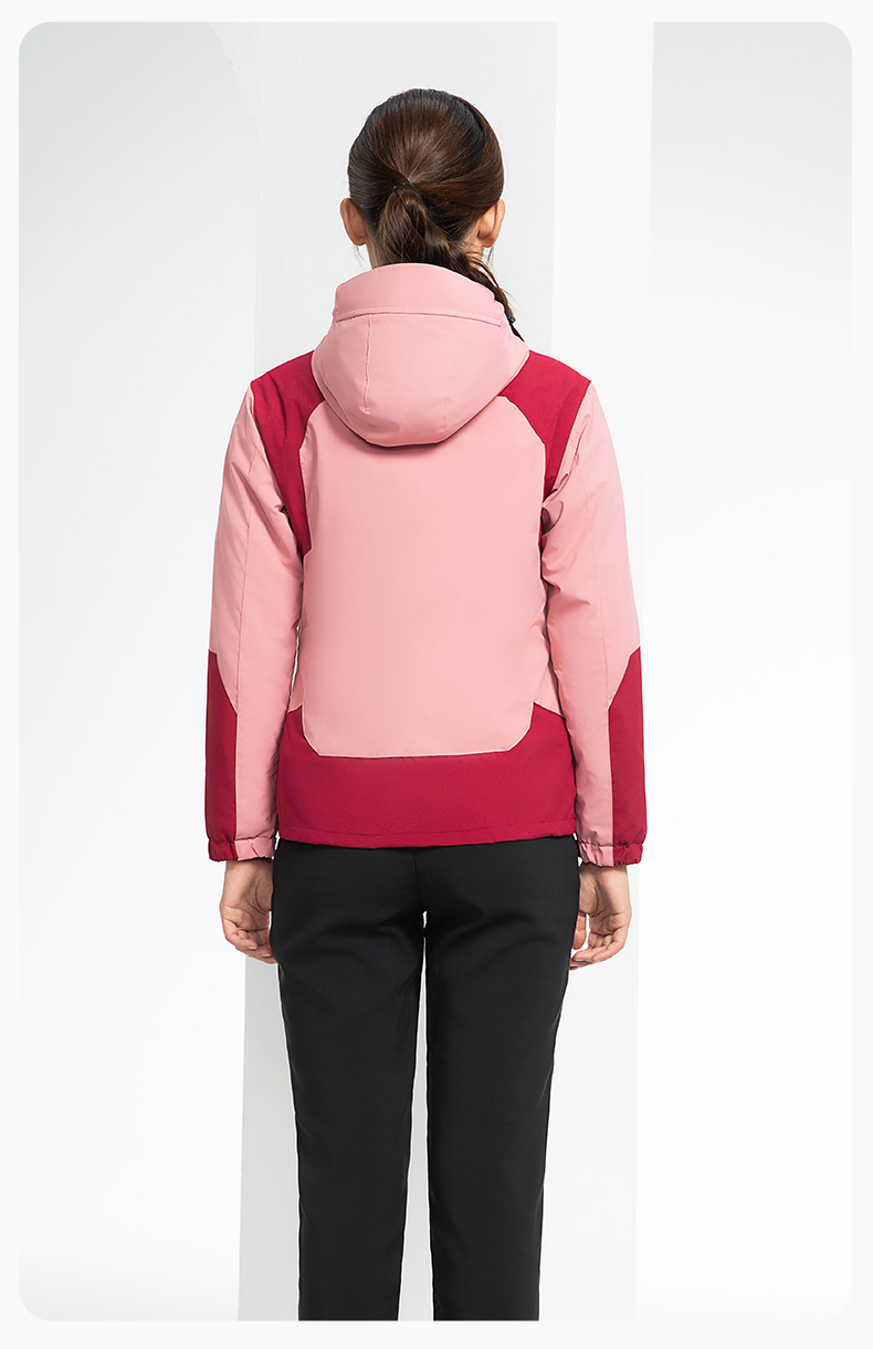 SW-9552 冬季撞色工作服沖鋒衣三合一可拆卸保暖工裝企業(yè)學(xué)校團(tuán)體服定制(圖24)