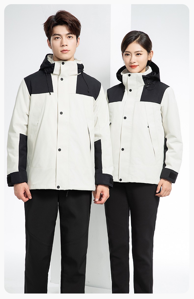 LT-3561 沖鋒衣定制印logo刺繡企業(yè)加絨工作服防水三合一風(fēng)衣外套秋冬工裝(圖23)