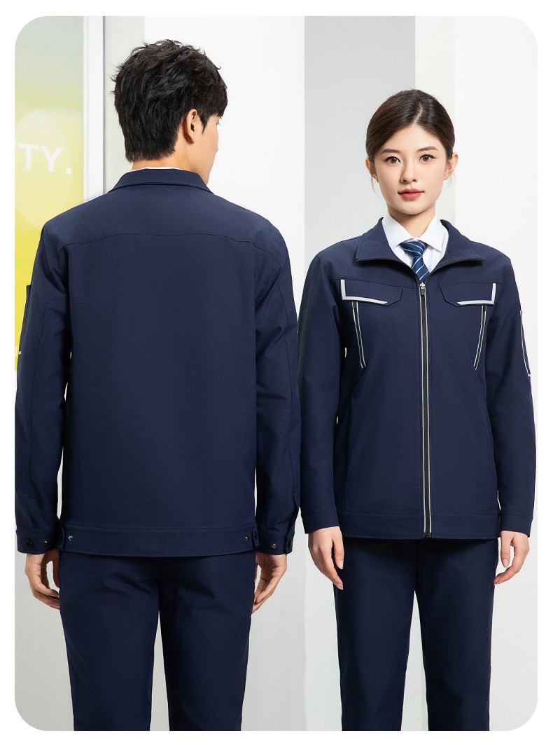 YJ-SK006 高端工作服套裝定制秋冬季工服電力工廠廠服工裝耐磨勞保工程服(圖14)