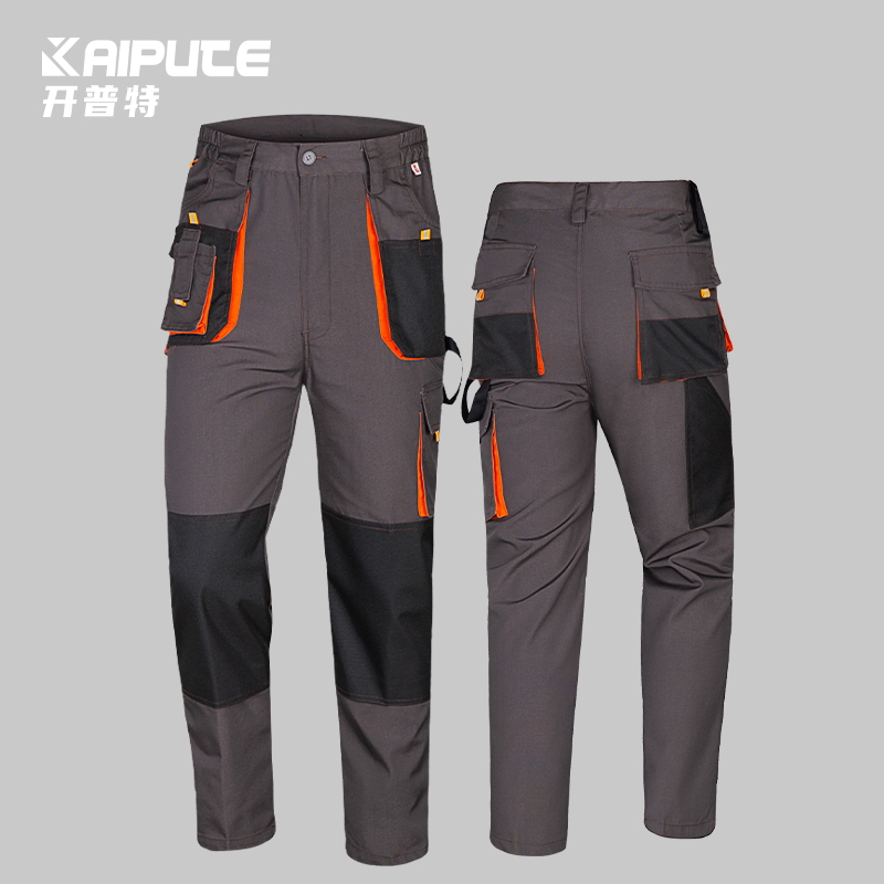WD2118 跨境勞保工裝褲男耐磨多口袋大兜多兜工作褲汽修電工外貿(mào)出 口褲子